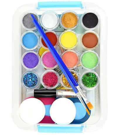 Den Goda Fen Face Paint - 23 Parts - Multicolour