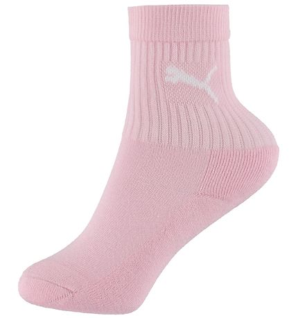 Puma Sokkar - Kids Regular Crew - 3 Pakki - Rose Vatn