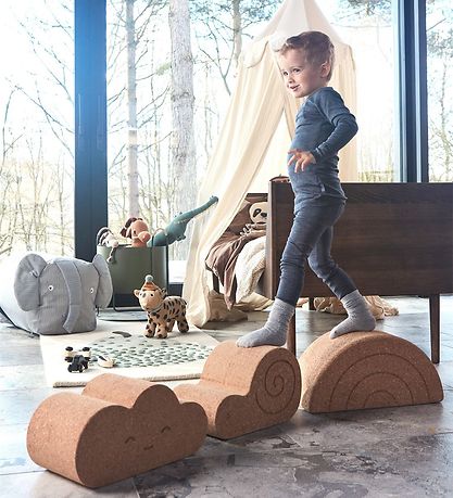 OYOY Stool - Cork - 45x20x22 cm - Sally Snail
