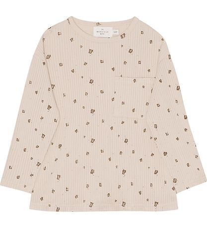 Monsieur Mini Blouse - Off White w. Chocolate