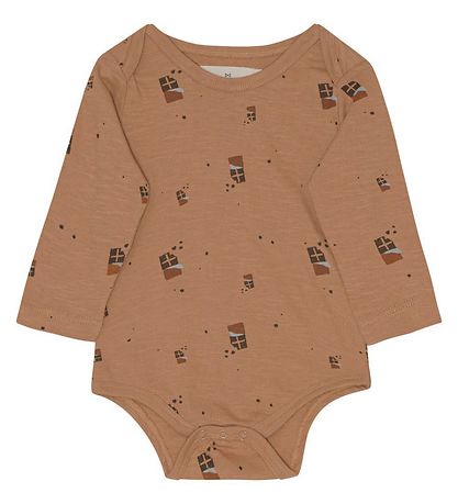 Monsieur Mini Bodysuit /s - Chocolate Bar - Milk