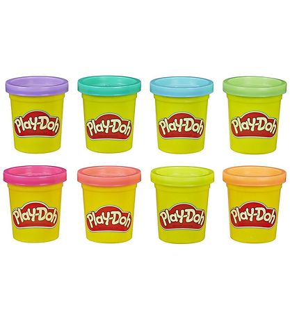 Play-Doh Leklera - Neon - 8-pack