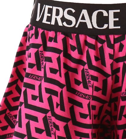 Versace Collegeshortsit - Fuchsia, Musta