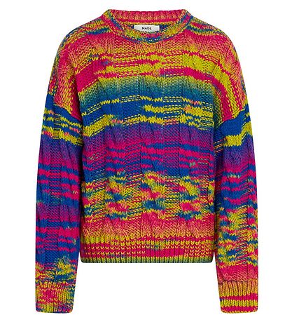Mads Nørgaard Blússa - Ull/Akrýl - Kolly peysa - Purple Multi