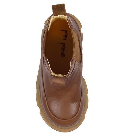 Pom Pom - Chunky Chelsea Boot - Camel