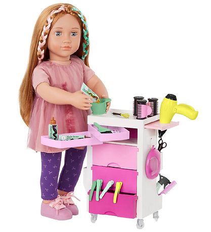 Our Generation Doll Accessories Hairdressing trolley KW IT