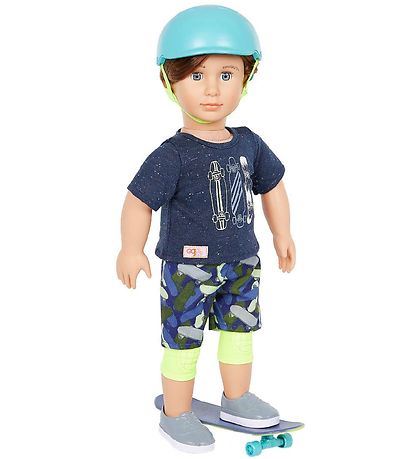 Our Generation Doll - 46 cm - Theodore w. Skateboard