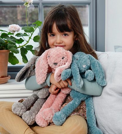 Teddykompaniet Soft Toy - Bunnies Vera - 38 cm - Waffle Fabric P