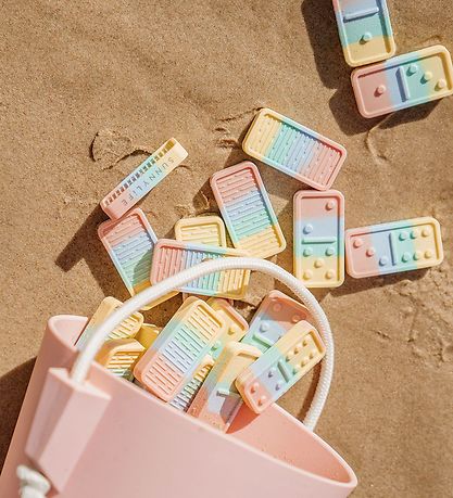 SunnyLife Domino - Silicone - 28 Bricks - Silicone Dominoes