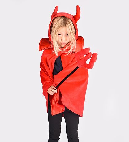 Den Goda Fen Costume - Devil Cloak - Red