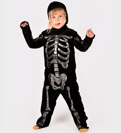 Den Goda Fen Kostuum - Skelet - Zwart