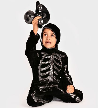 Den Goda Fen Costume - Skeleton - Black