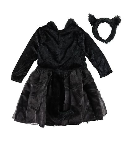Den Goda Fen Kostüm - Schwarzes Katzenkleid - Schwarz