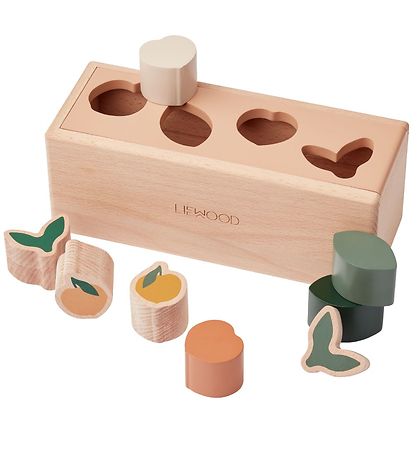 Liewood Shape Sorter - Midas - Wood - Peach/Pale Tuscany Multi M