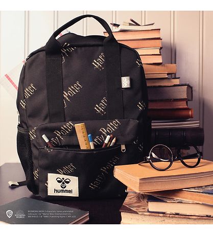 Hummel Backpack - hmlHarry Potter - Black w. Print