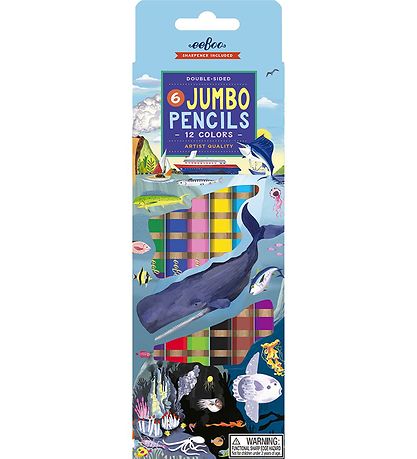 Eeboo Trélitir - Jumbo - 6 Stk. - Under The Sea