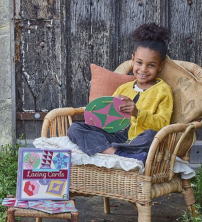 Eeboo Learning Games - Lär dig sy - Kort - Färger och mönster