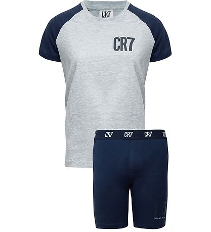 Ronaldo Pyjama Set - Grey/Blue