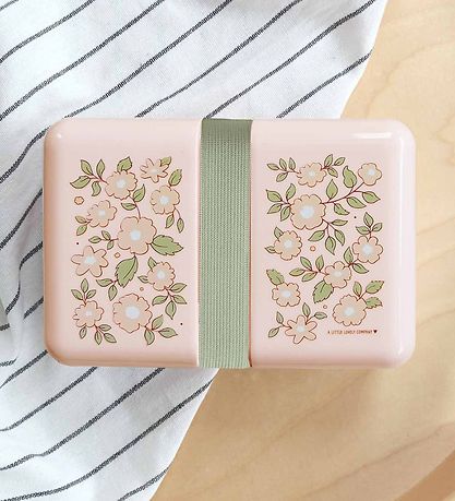 A Little Lovely Company Nestisbox - 850 ml - Blóm Bleikt