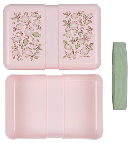 A Little Lovely Company Nestisbox - 850 ml - Blóm Bleikt