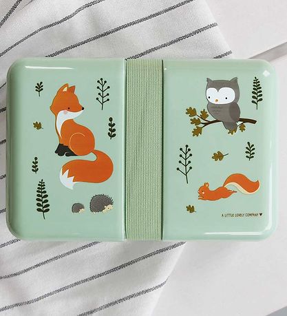A Little Lovely Company Nestisbox - 850 ml - Forest Friends Sage