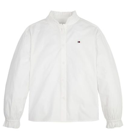 Tommy Hilfiger Overhemd - Ruffle - Wit