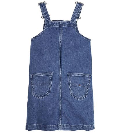 Tommy Hilfiger Robe - Pinafore Denim - Disquette rigide