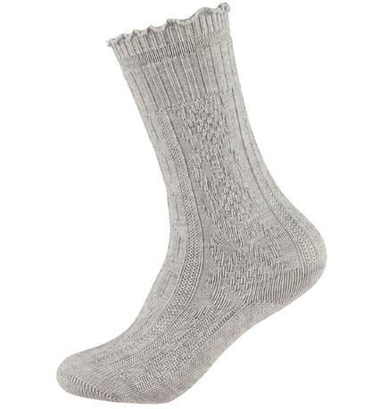 Noa Noa miniature Knee-High Socks - Mini Girl Ducca - Beige/Grey