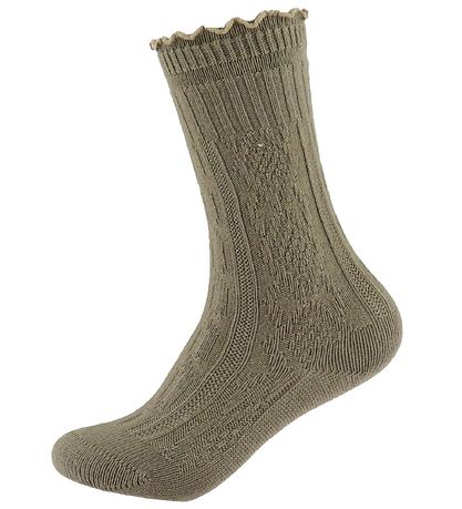 Noa Noa miniature Knee-High Socks - Mini Girl Ducca - Beige/Grey