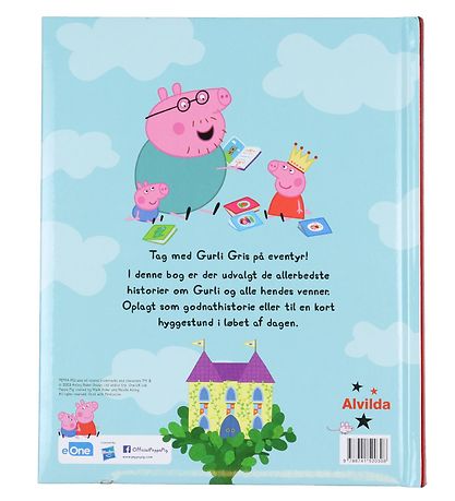 Alvilda Book - Peppa Pig - 5 Minute Fairy Tale - Danish