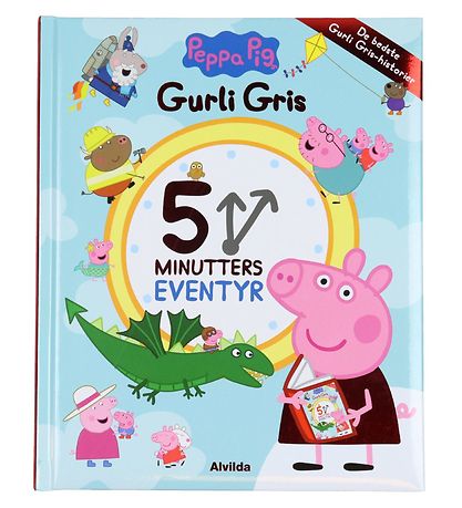 Alvilda Book - Peppa Pig - 5 Minute Fairy Tale - Danish
