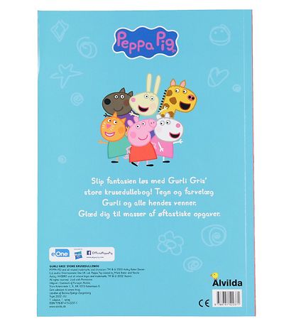 Alvilda Activity Book - Peppa Pig' Large Doodle book - Danish