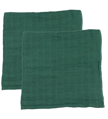 Pippi Baby Muslin Cloths - 6-Pack - 65x65 cm - Deep Lichen Green