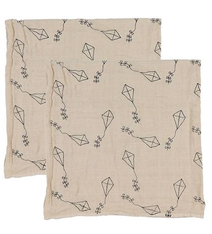 Pippi Baby Muslin Cloths - 6-Pack - 65x65 cm - Deep Lichen Green