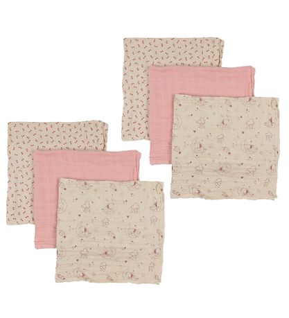 Pippi Baby Hydrofiele Doek - 6-pack - 65x65 cm - transparant Bli