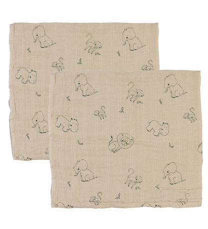 Pippi Hydrofiele Doek - 8-pack - 65x65 cm - Deep Lichen Green