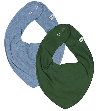 Pippi Bib - 5-Pack - Ashley Blue
