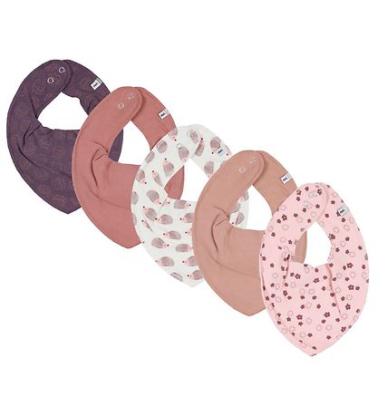 Pippi Bib - 5-Pack - Old Rose