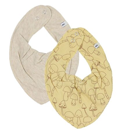 Pippi Baby Bib - 5-Pack - Straw