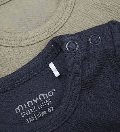 Minymo Body l/ä - 2er-Pack - Dark Navy