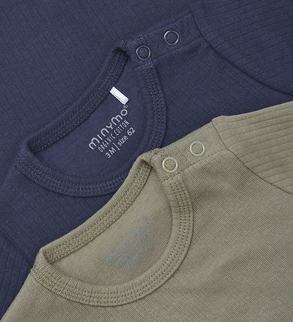 Minymo Bluse - 2er-Pack - Dark Navy