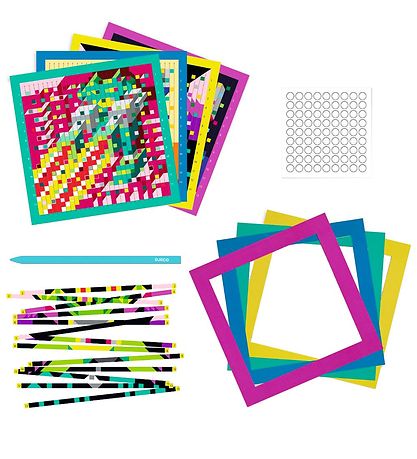 Djeco Creation Set Set - Mosaic Set - Paper - Invaders FSC Mix