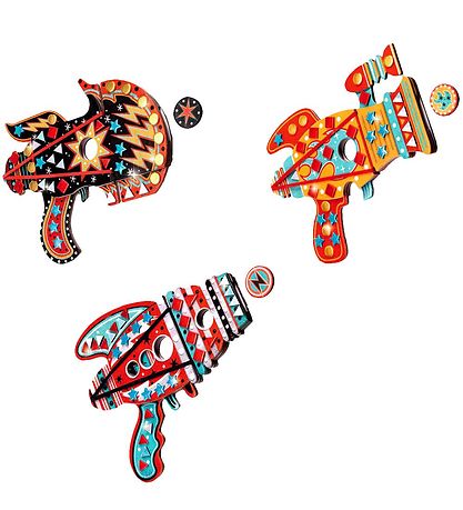 Djeco Creation Set - DIY - 3 Guns