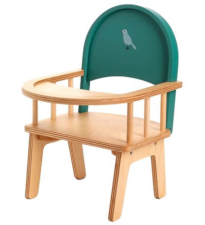 Djeco Poppentoebehoren - Hout - Eetkamerstoel