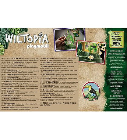 Playmobil Wiltopia - Regenwald-Nachtlampe - 71009 - 69 Teile