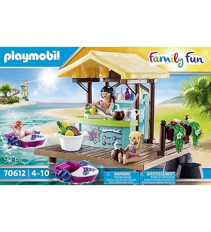 Playmobil Family Fun - Location de barque  rames avec bar  jus