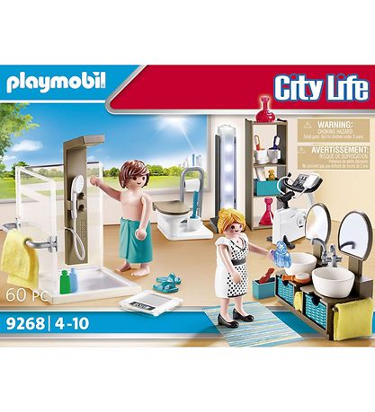 Playmobil City Life - Bathroom - 9268 - 60 Parts