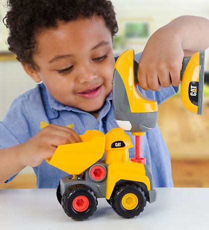 CAT Work machine w. Sound - Fix-It Fleet w. Dumper