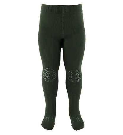 GoBabyGo Tights - Non-Slip - Front Green