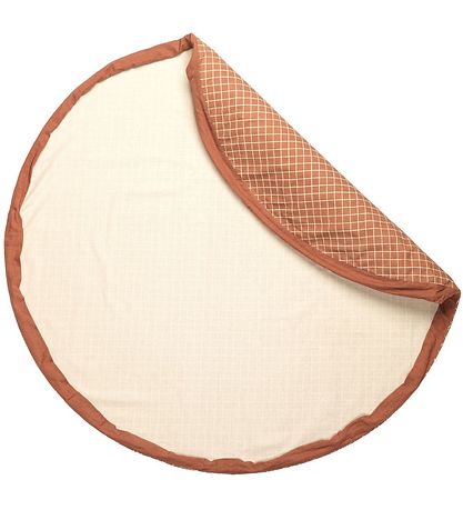 Play&Go Leikteppi - Ø140 - Grid Brown